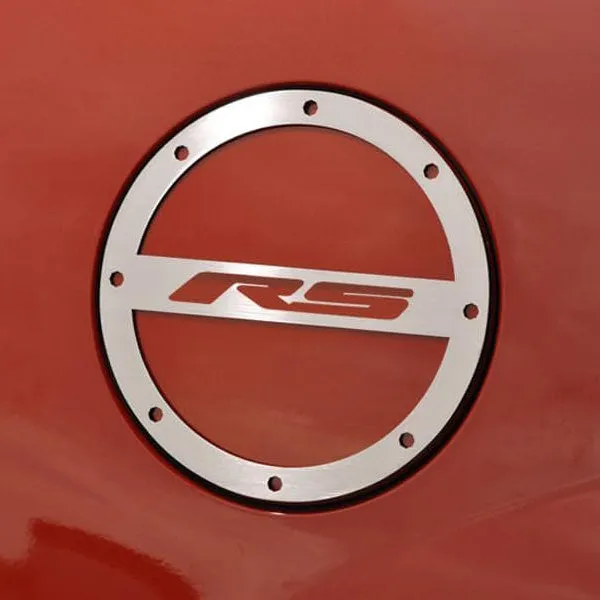 2010-2019 Camaro RS - RS Fuel Door Cover - Stainless Steel