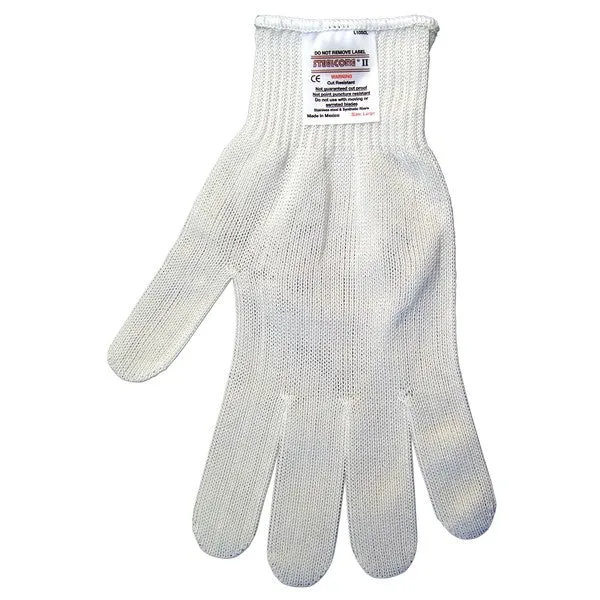 9356XS MCR Safety Cut Resistant Gloves, Kevlar, X-Small, White, 10 ga THK