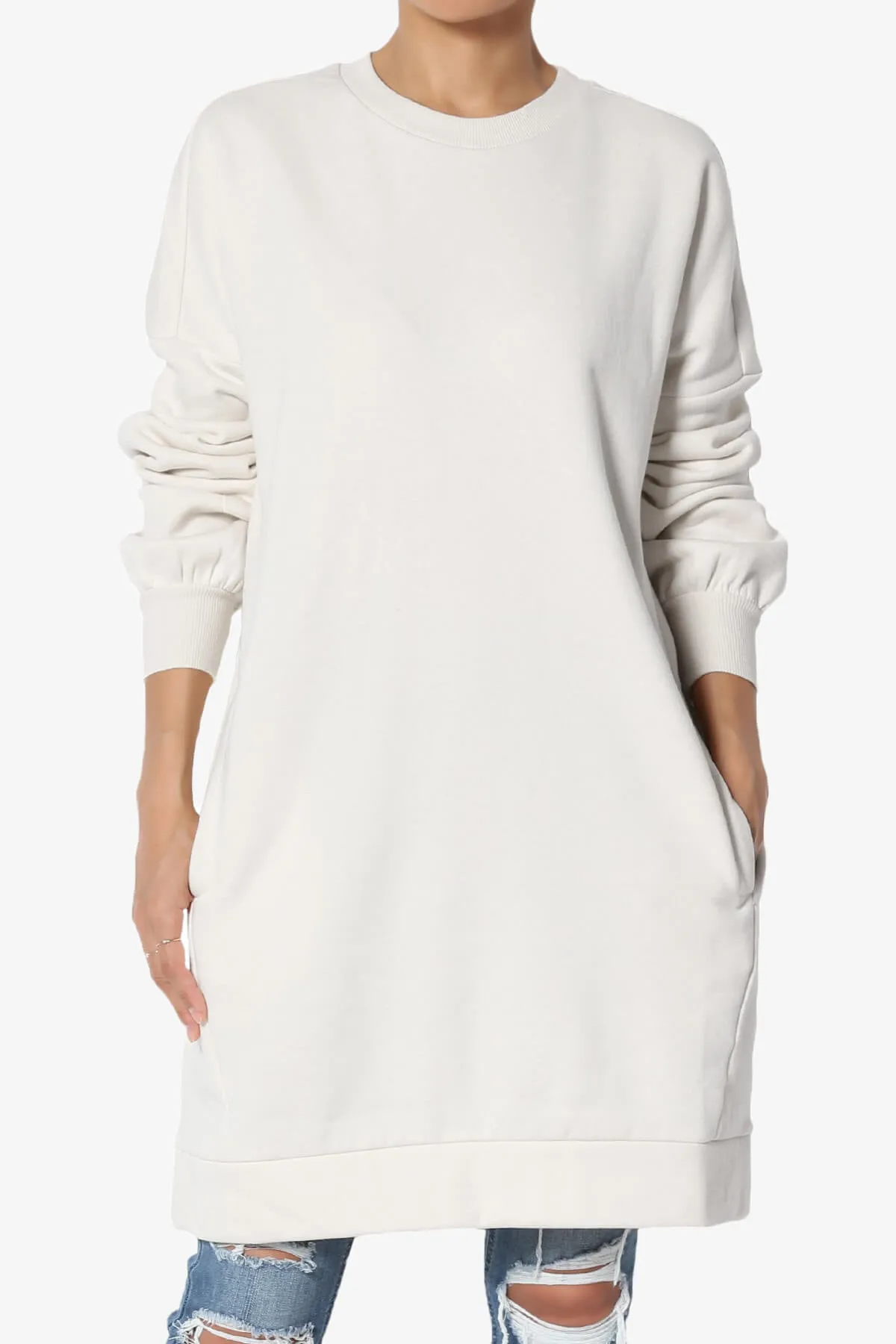 Accie Crew Neck Tunic Sweatshirt