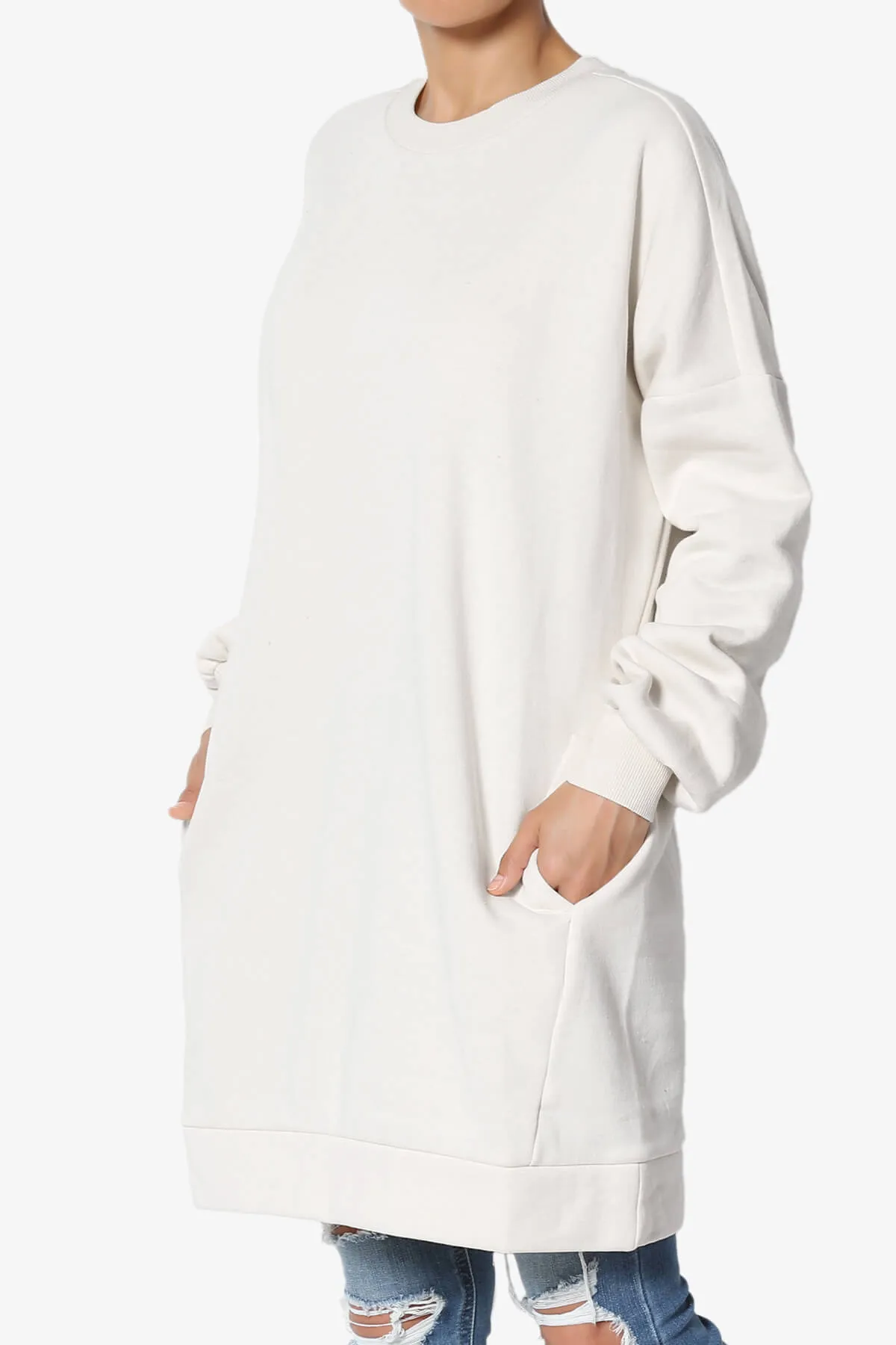 Accie Crew Neck Tunic Sweatshirt