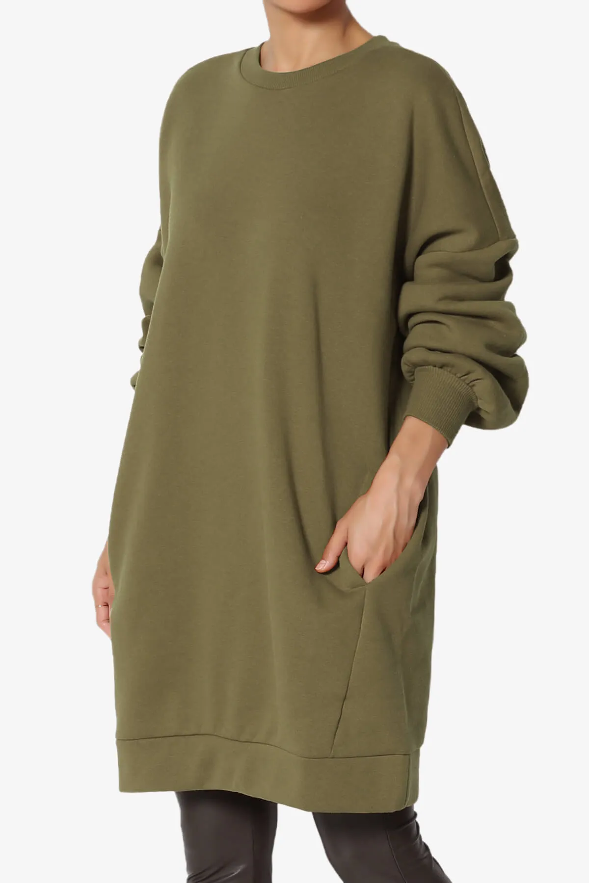 Accie Crew Neck Tunic Sweatshirt