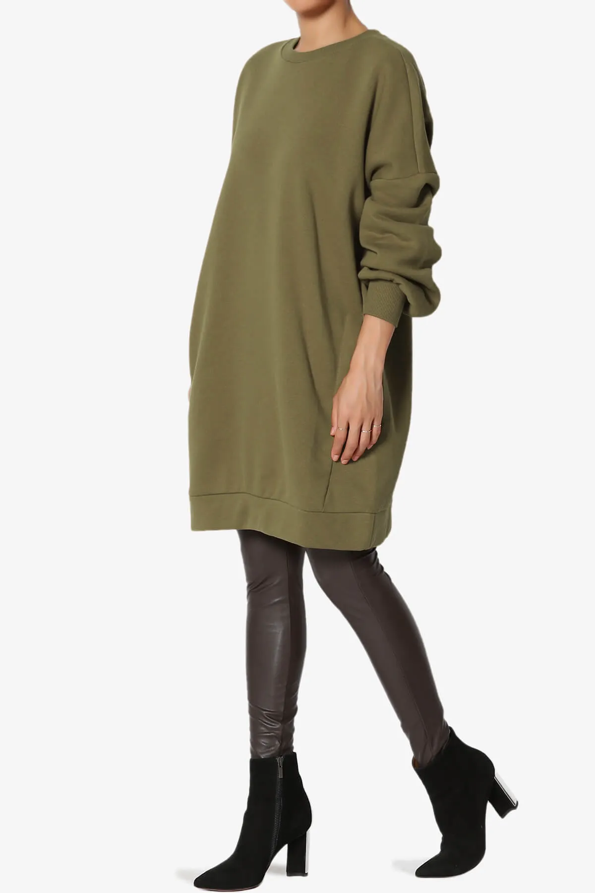 Accie Crew Neck Tunic Sweatshirt