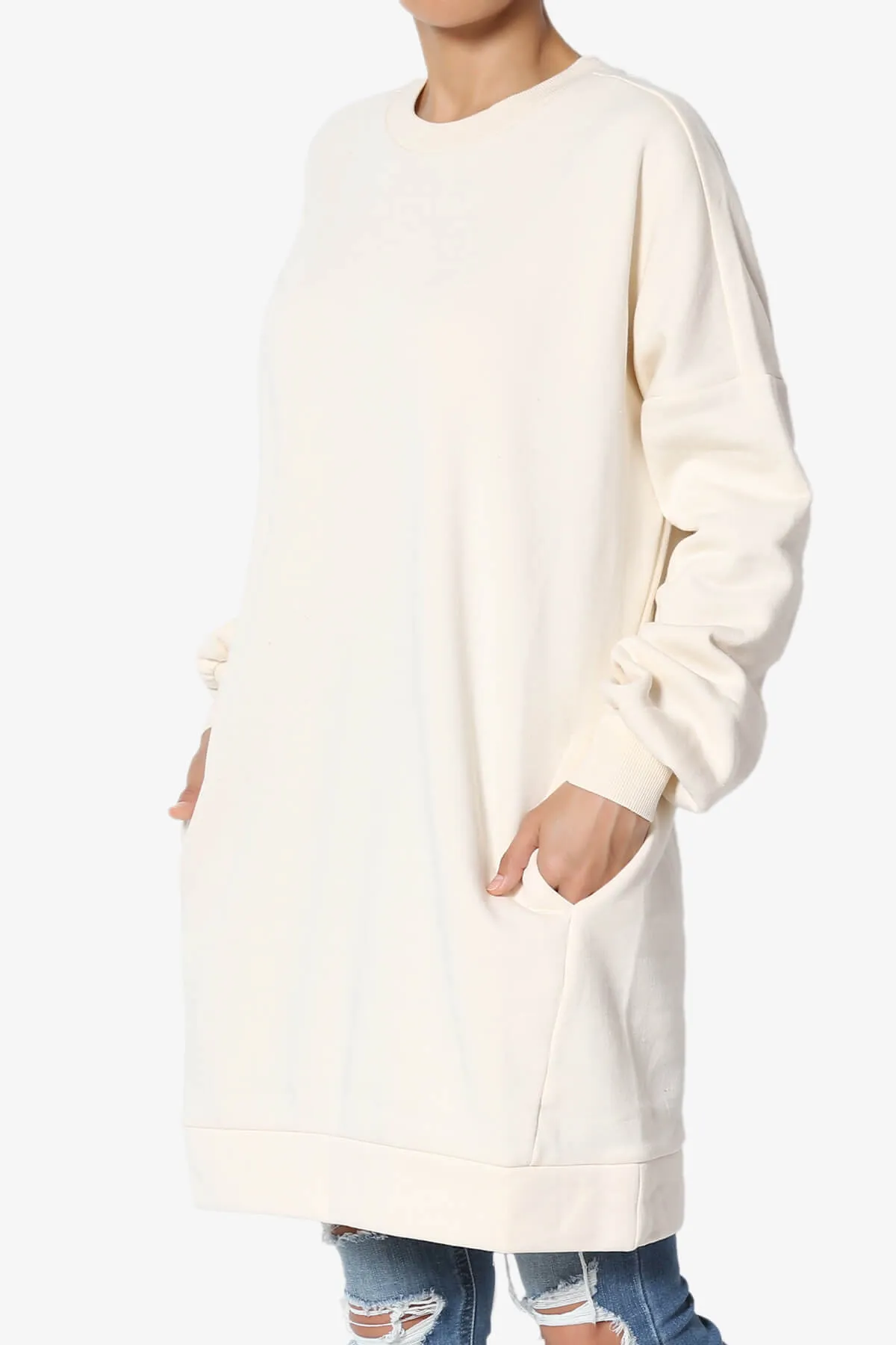 Accie Crew Neck Tunic Sweatshirt