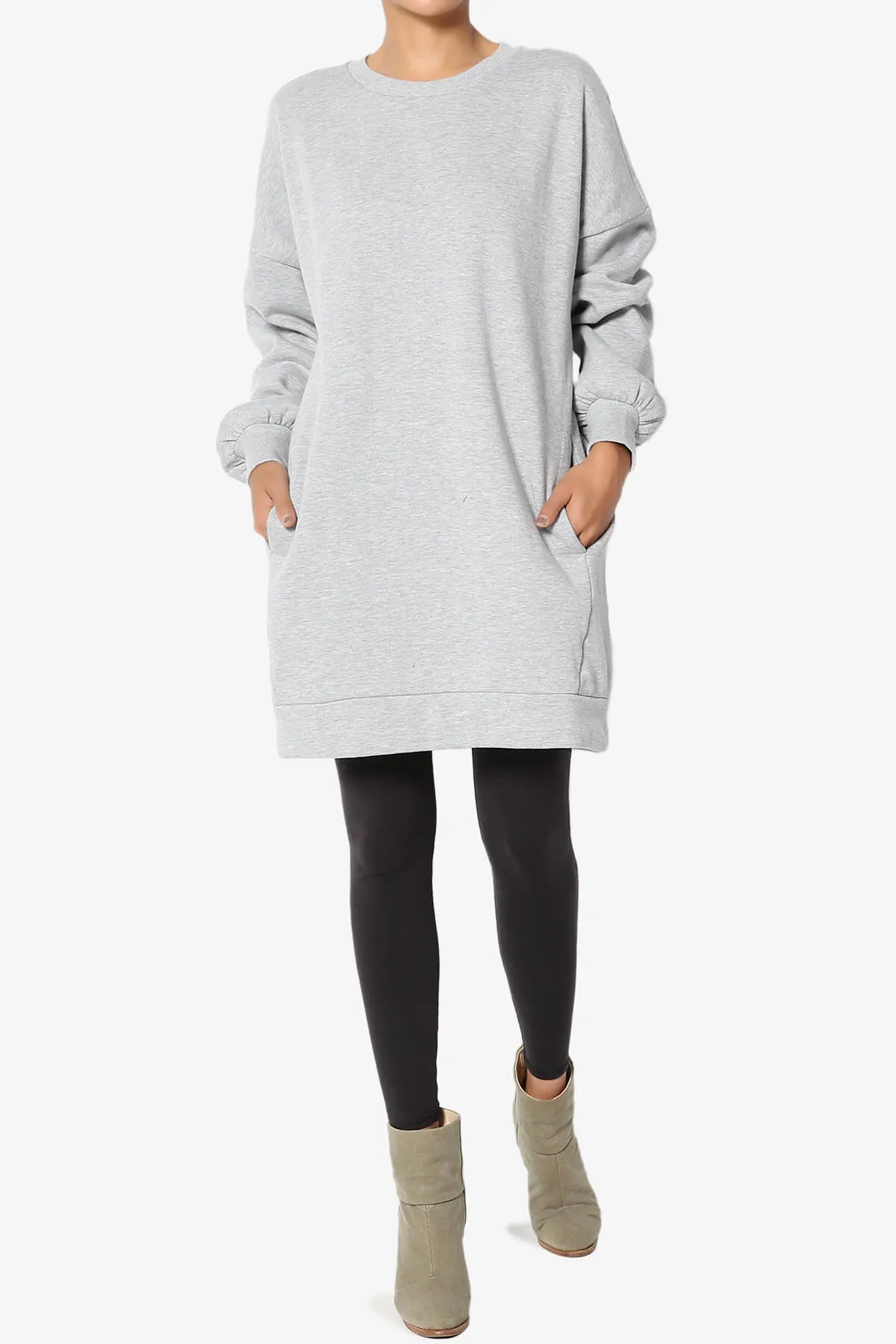 Accie Crew Neck Tunic Sweatshirt