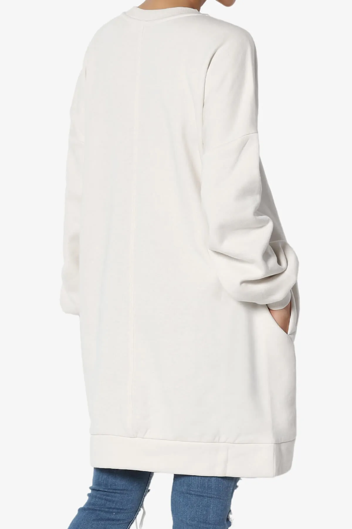 Accie Crew Neck Tunic Sweatshirt