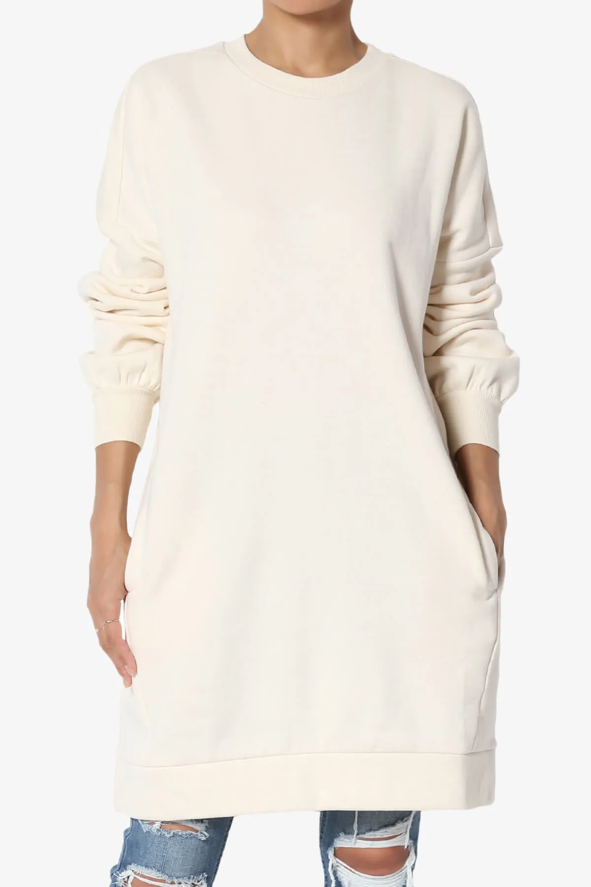 Accie Crew Neck Tunic Sweatshirt