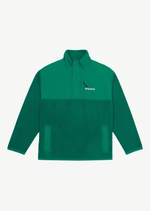 AFENDS Mens Intergalactic - Fleece Pullover - Emerald