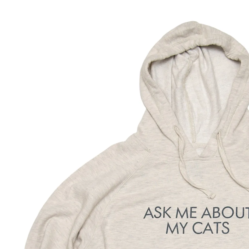 Ask Me About My Cats Unisex French Terry Hoodie