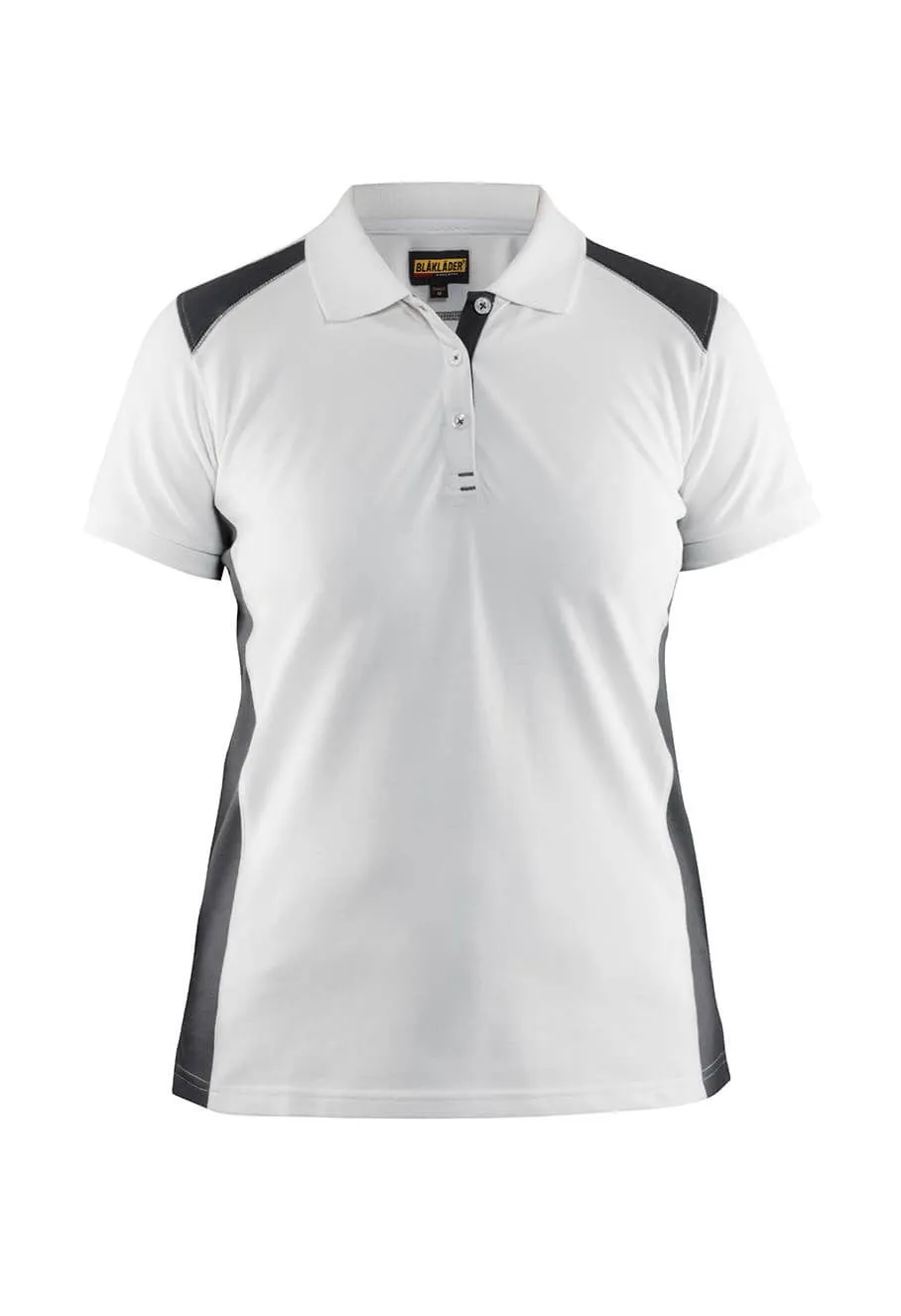 Bl&#xE5;kl&#xE4;der&#x20;Work&#x20;Polo&#x20;Women&#x20;3390&#x20;-&#x20;White&#x20;Dark&#x20;Grey