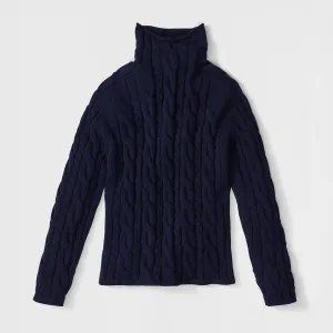 Cable Knit Rollneck Sweater