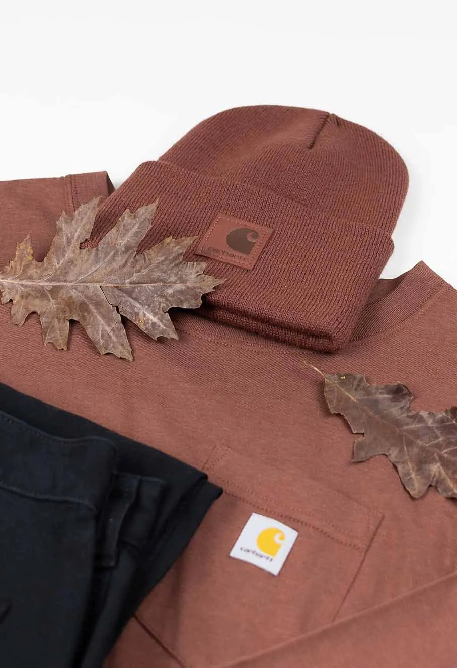 Carhartt&#x20;Hat&#x20;Black&#x20;Label&#x20;101070&#x20;-&#x20;Red