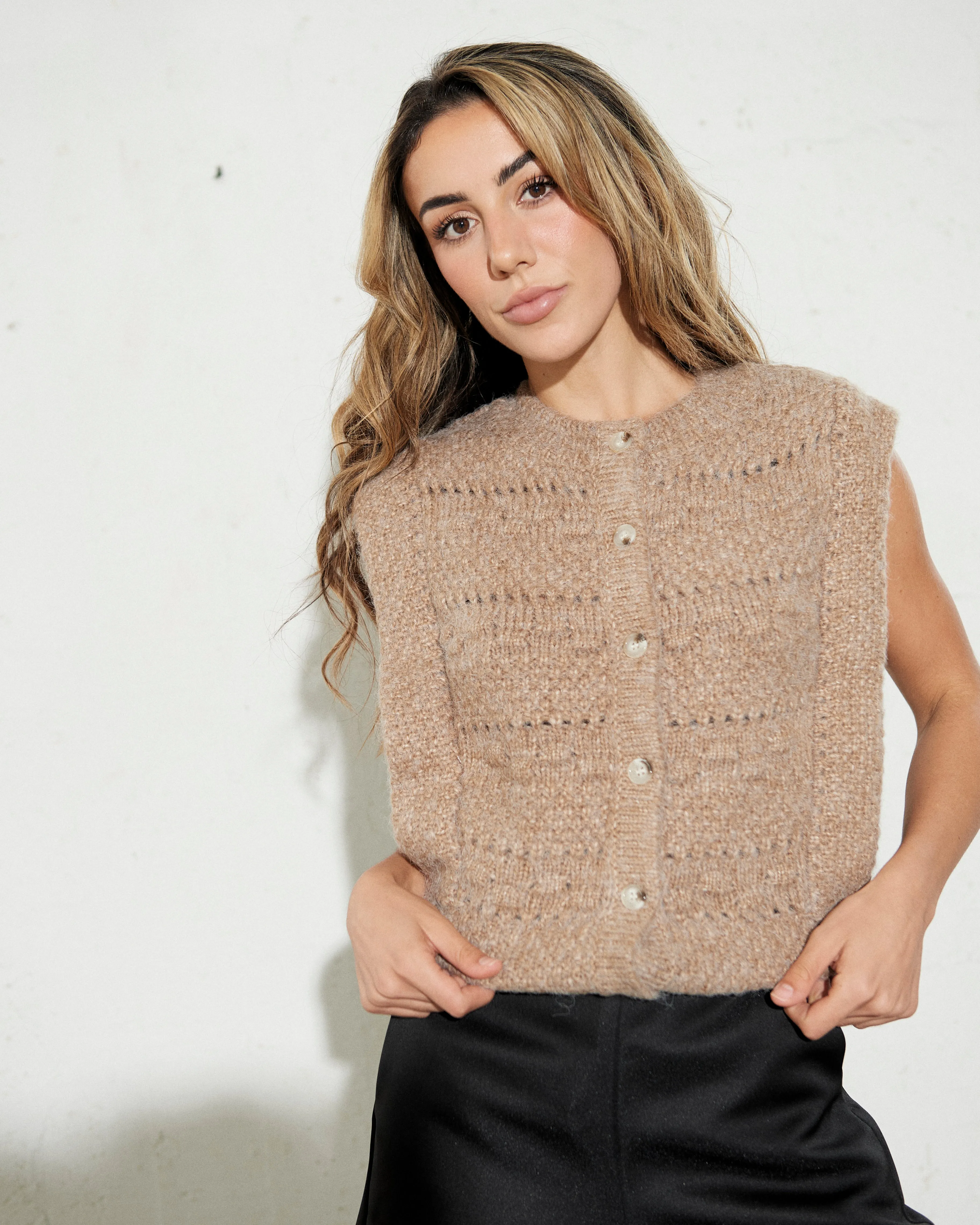 Chunky Knit Vest