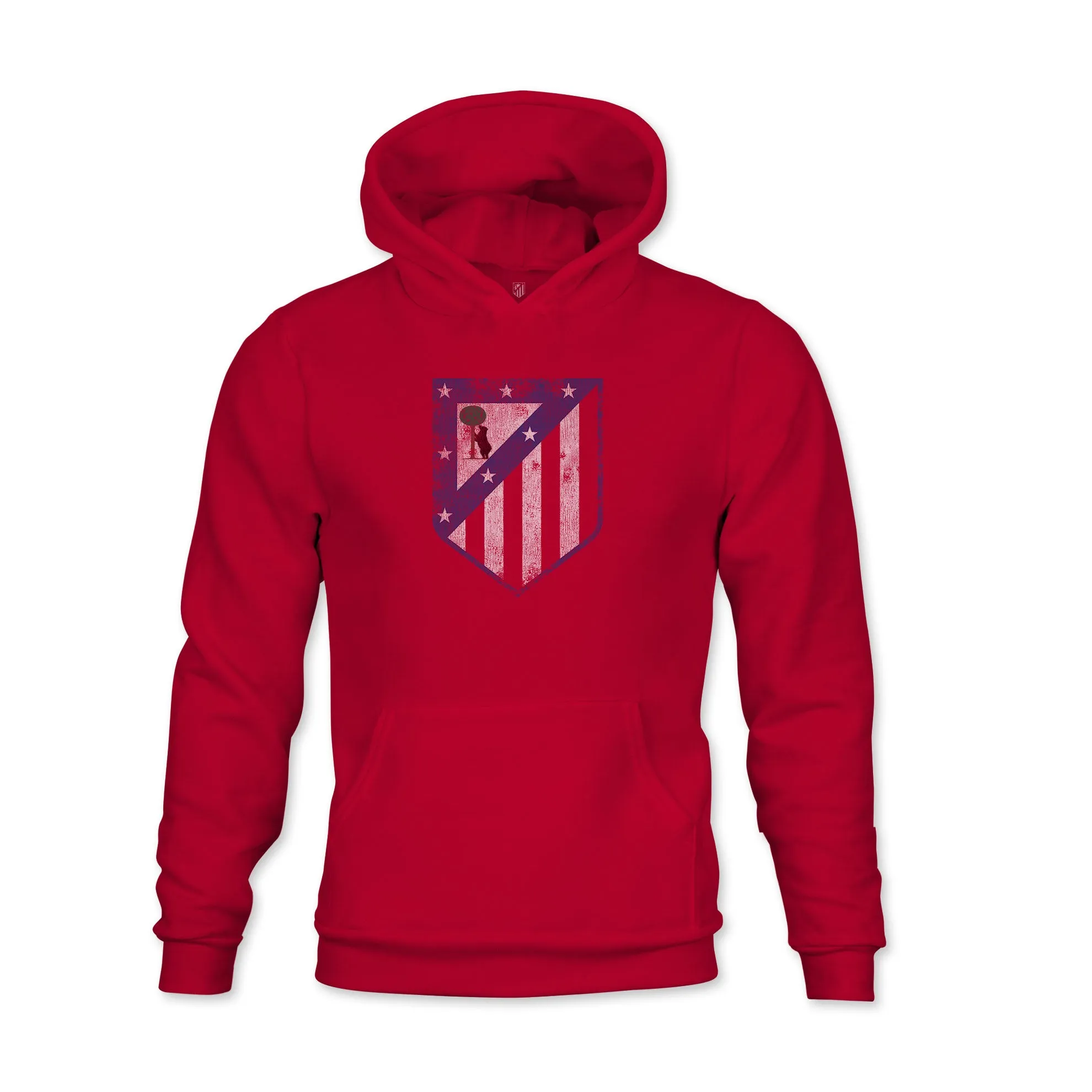 Club Atlético de Madrid Color Badge Youth Fleece Pullover Hoodie - Red