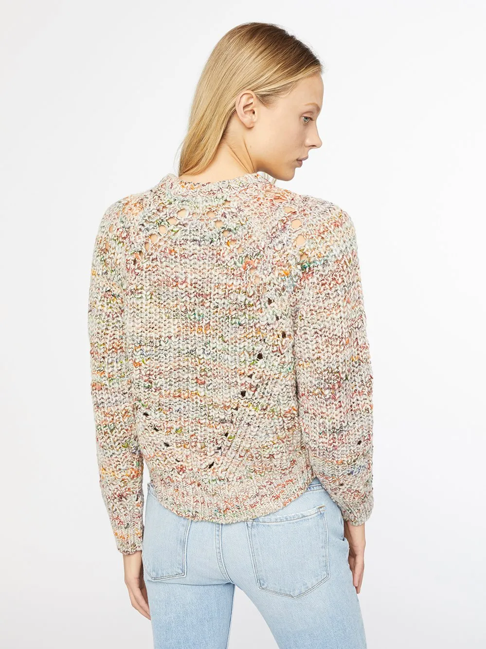 Colorful Marl Sweater -- Aloe Multi