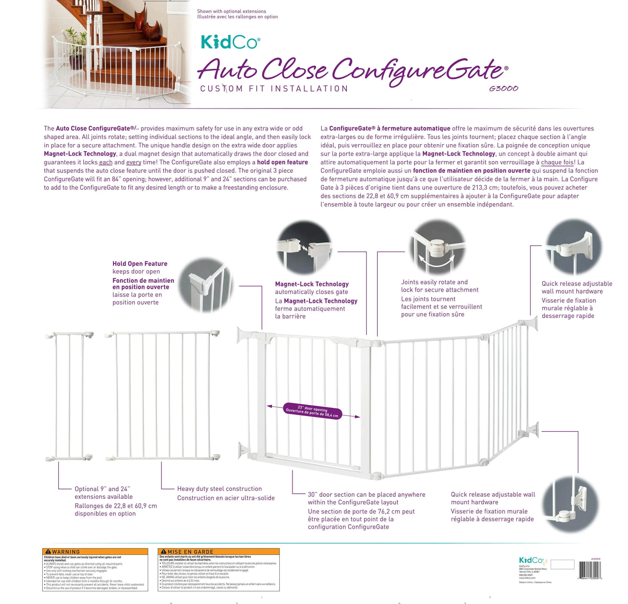 Custom Fit Auto Close ConfigureGate® (30" Door)