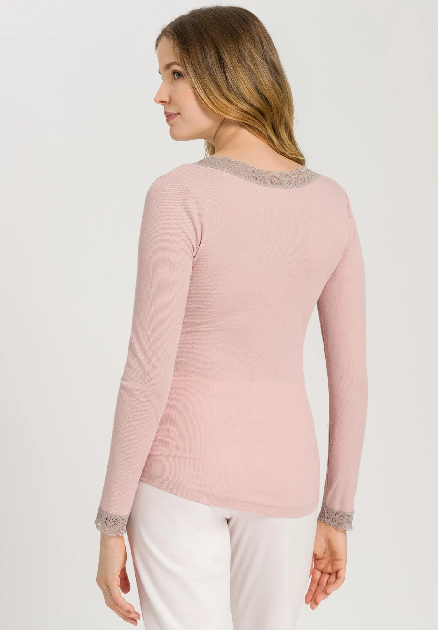 Daisy Fine Ribbed Knit Top | Peary 72056-1312