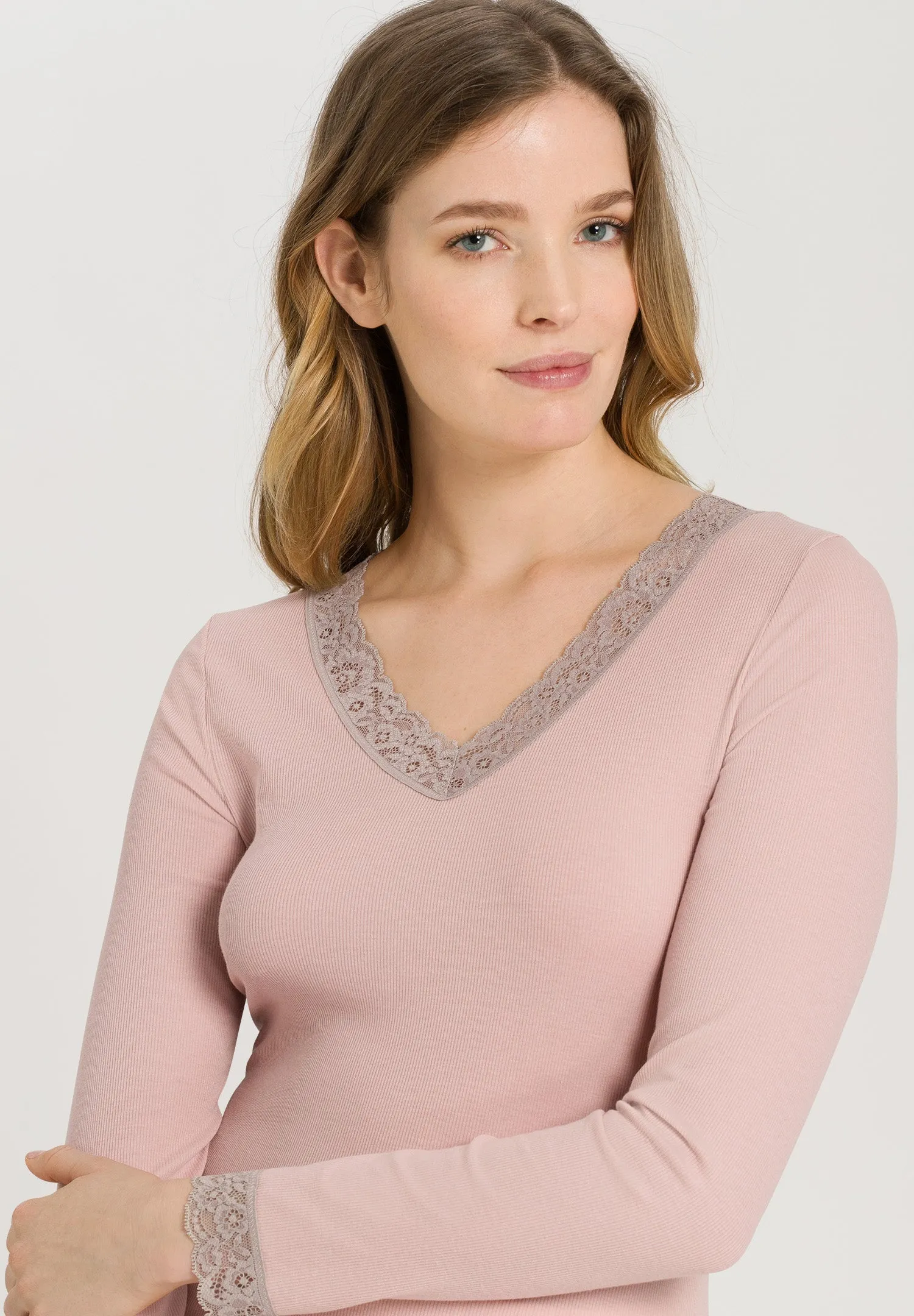 Daisy Fine Ribbed Knit Top | Peary 72056-1312