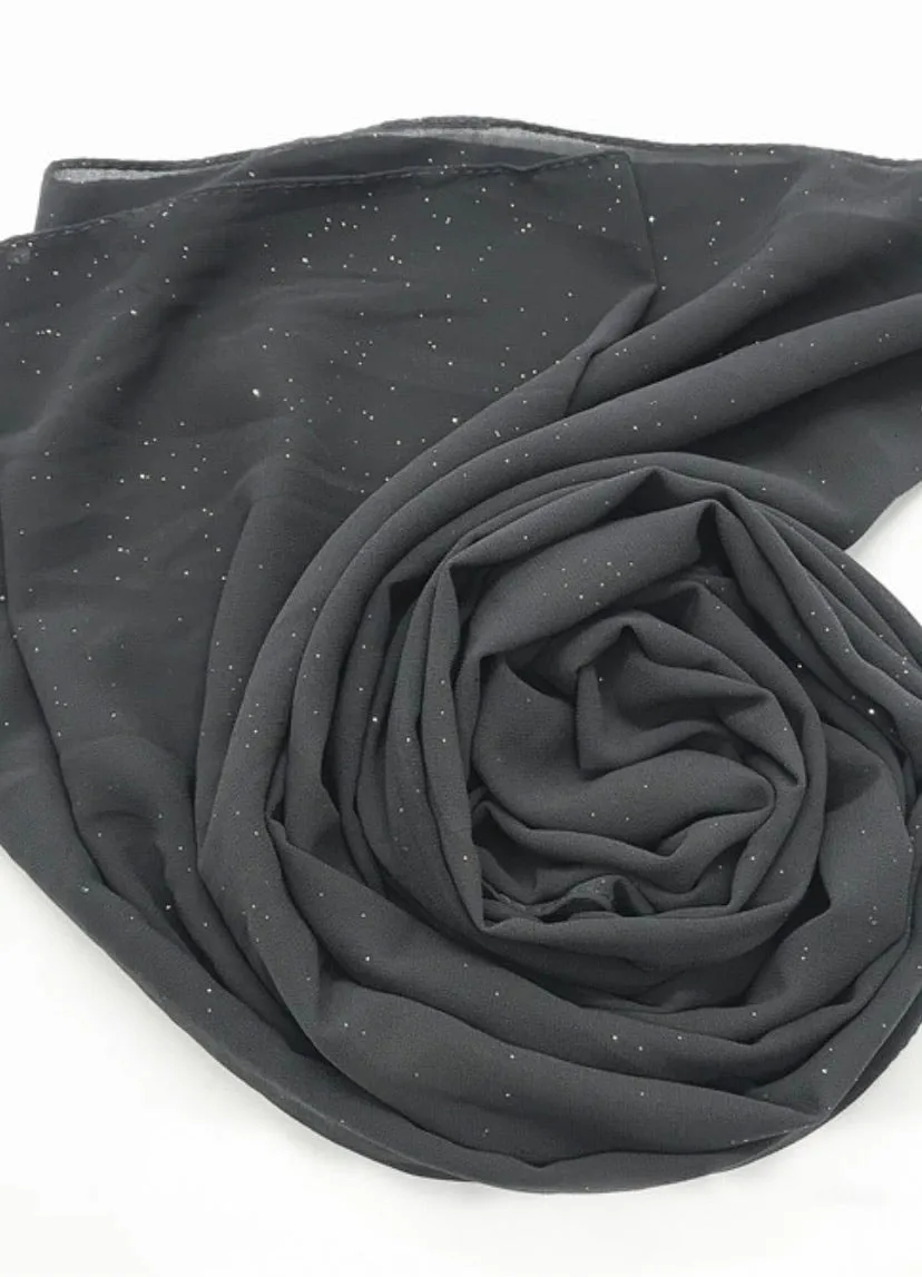 Diamond Dust Chiffon Shawl