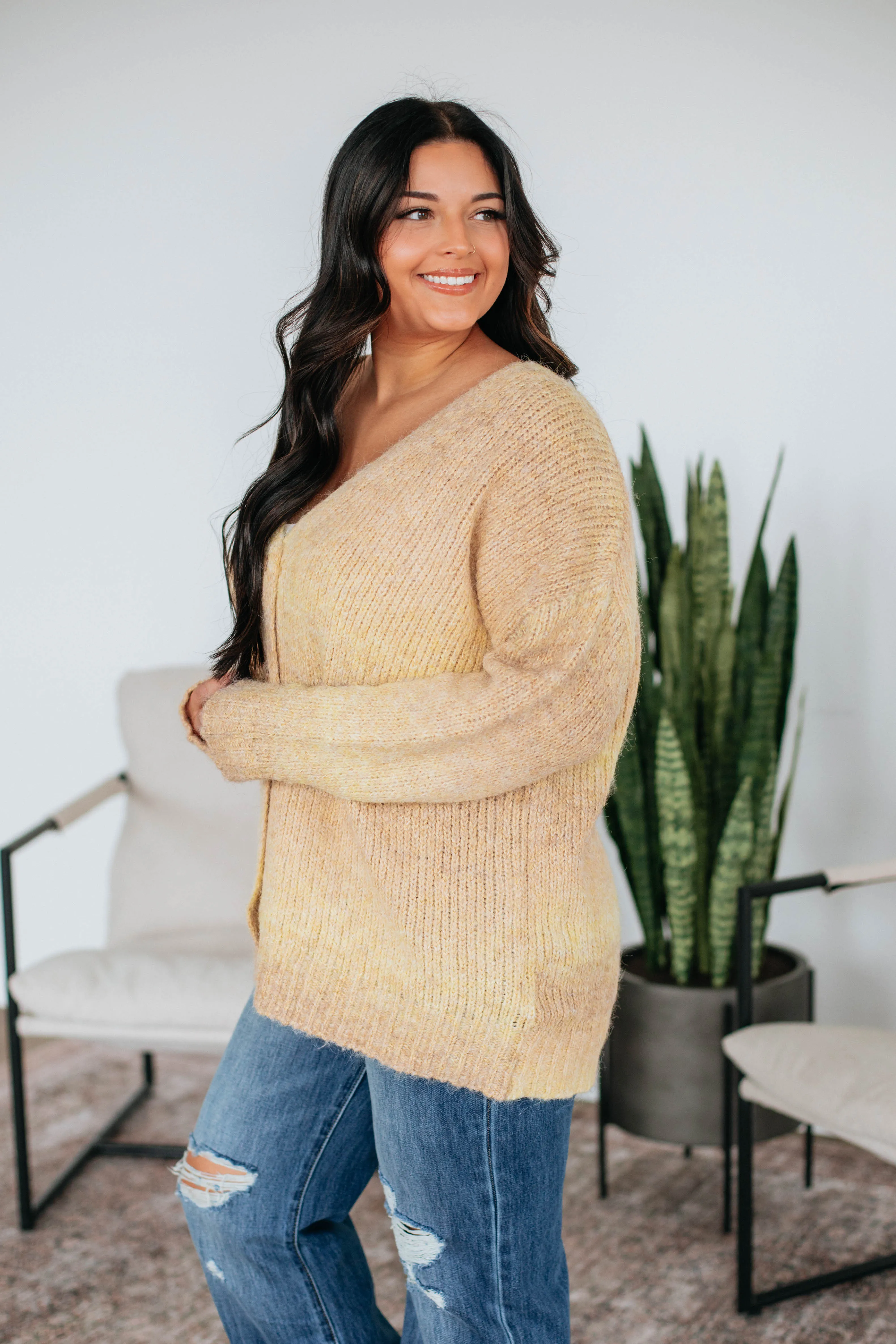 Elsie Knit Cardigan - Buttercream