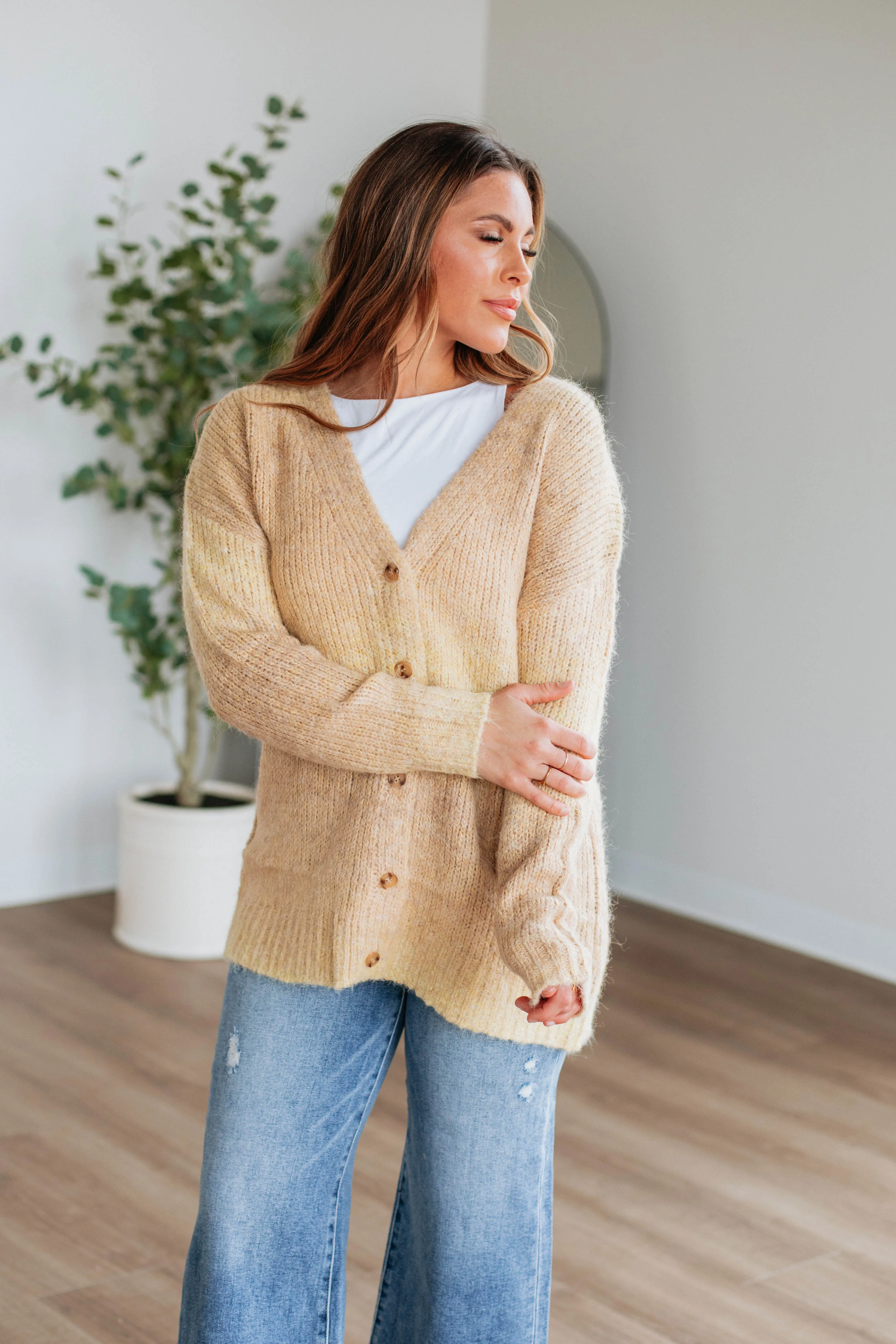 Elsie Knit Cardigan - Buttercream