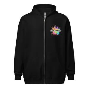 Face Painter Unisex heavy blend zip hoodie