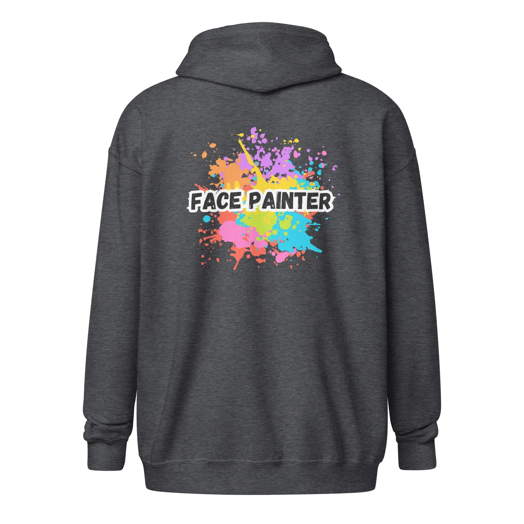 Face Painter Unisex heavy blend zip hoodie