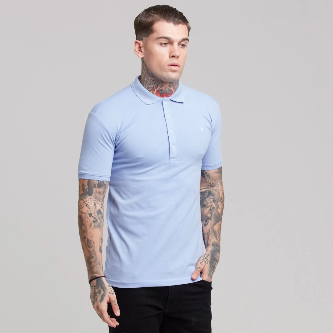 Father Sons Cornflower Blue Polo Shirt - FSH245