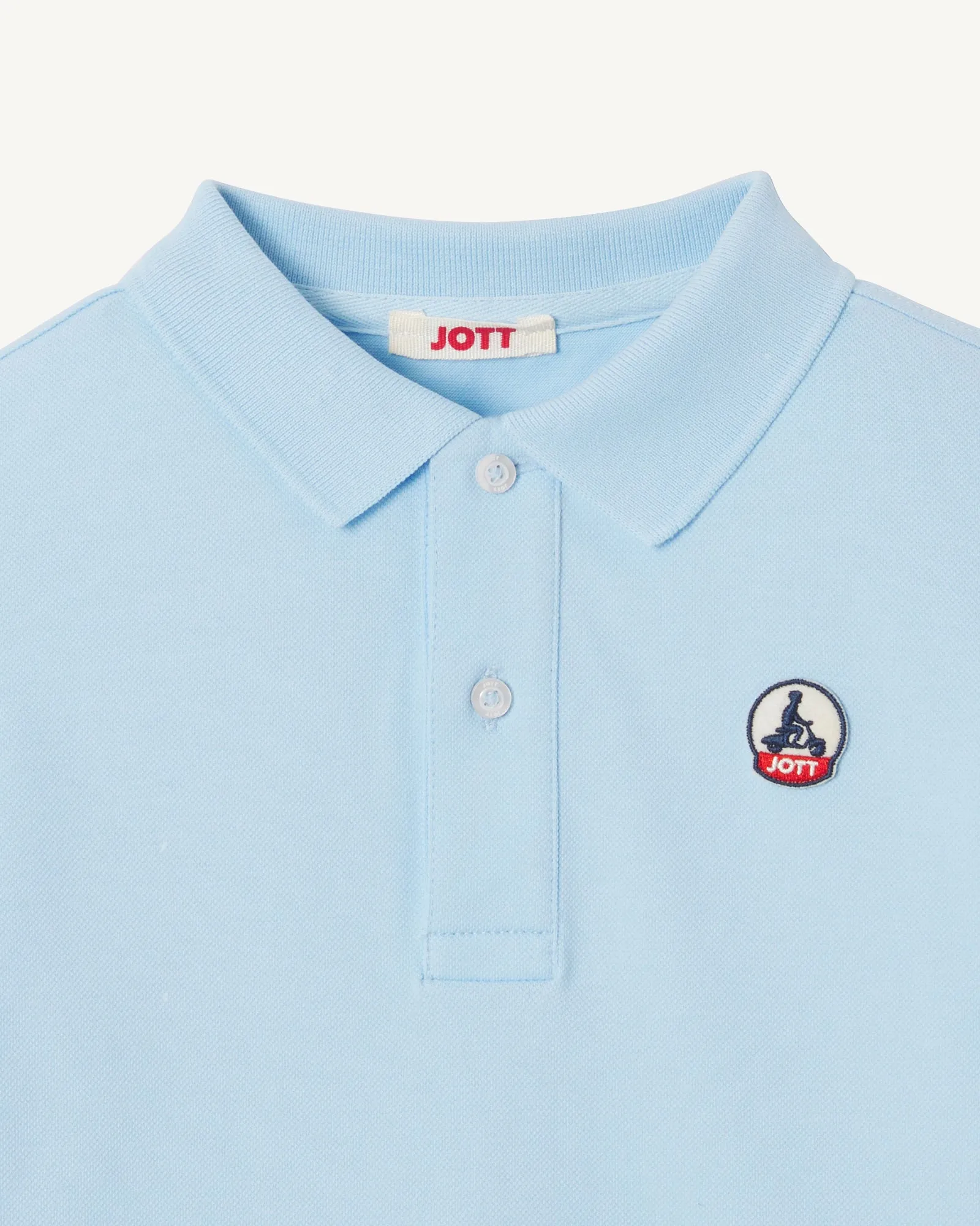 Heaven blue Salvador children's polo shirt