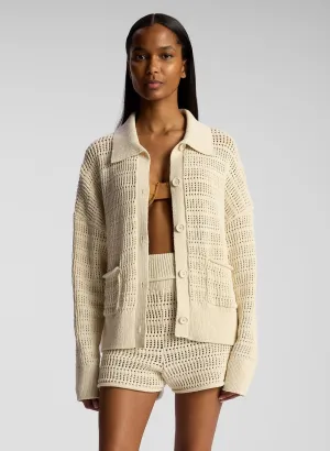 Kingsley Crochet Knit Cardigan