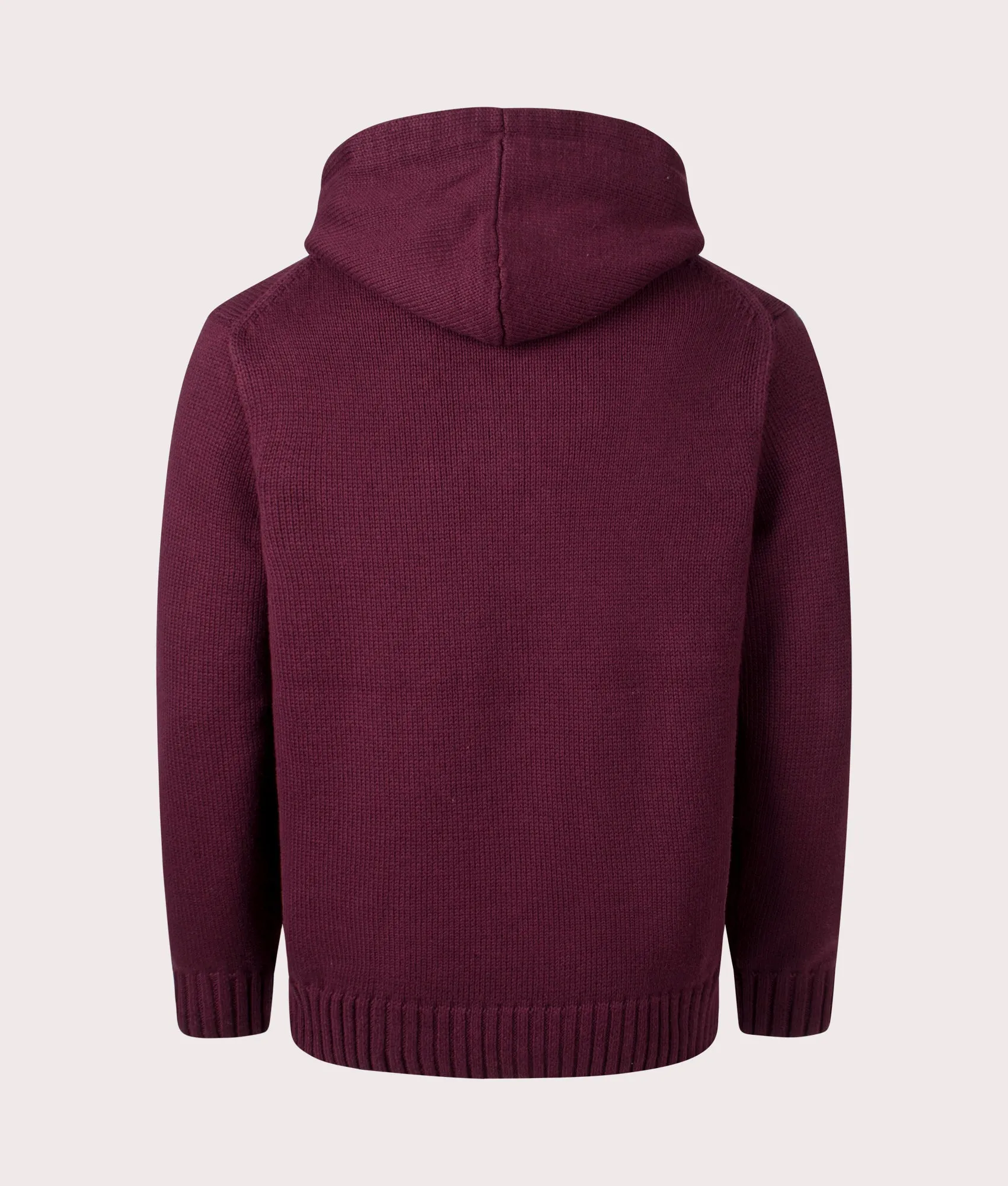 Logo Knit Hoodie