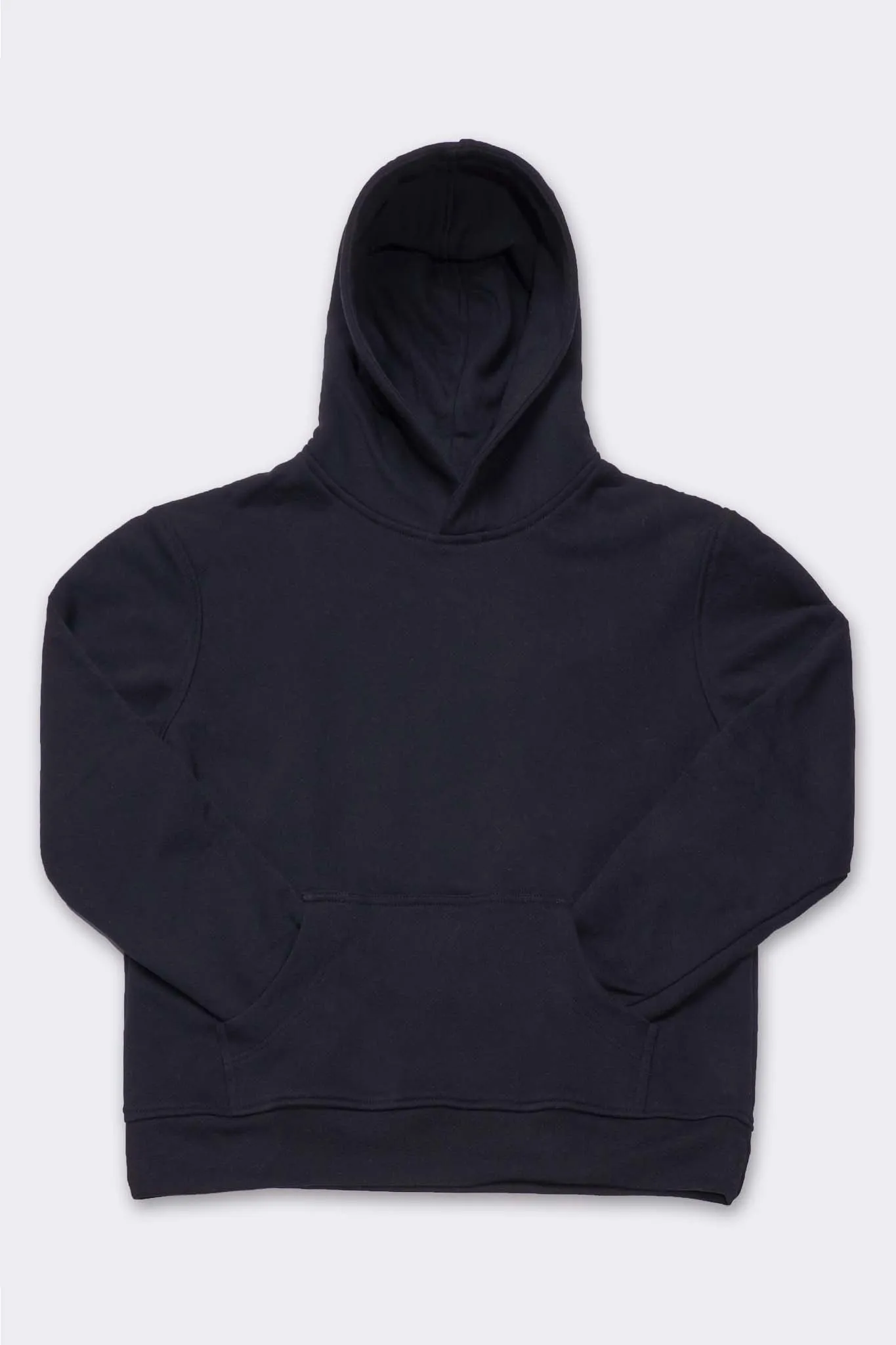 Men's Organic Hoodie Sweatshirt in Black