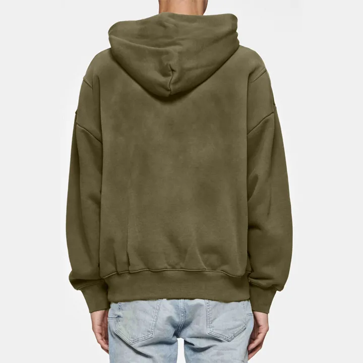 Moss Cutout Wordmark Po Hoodie (Green) - PP401HWMO124