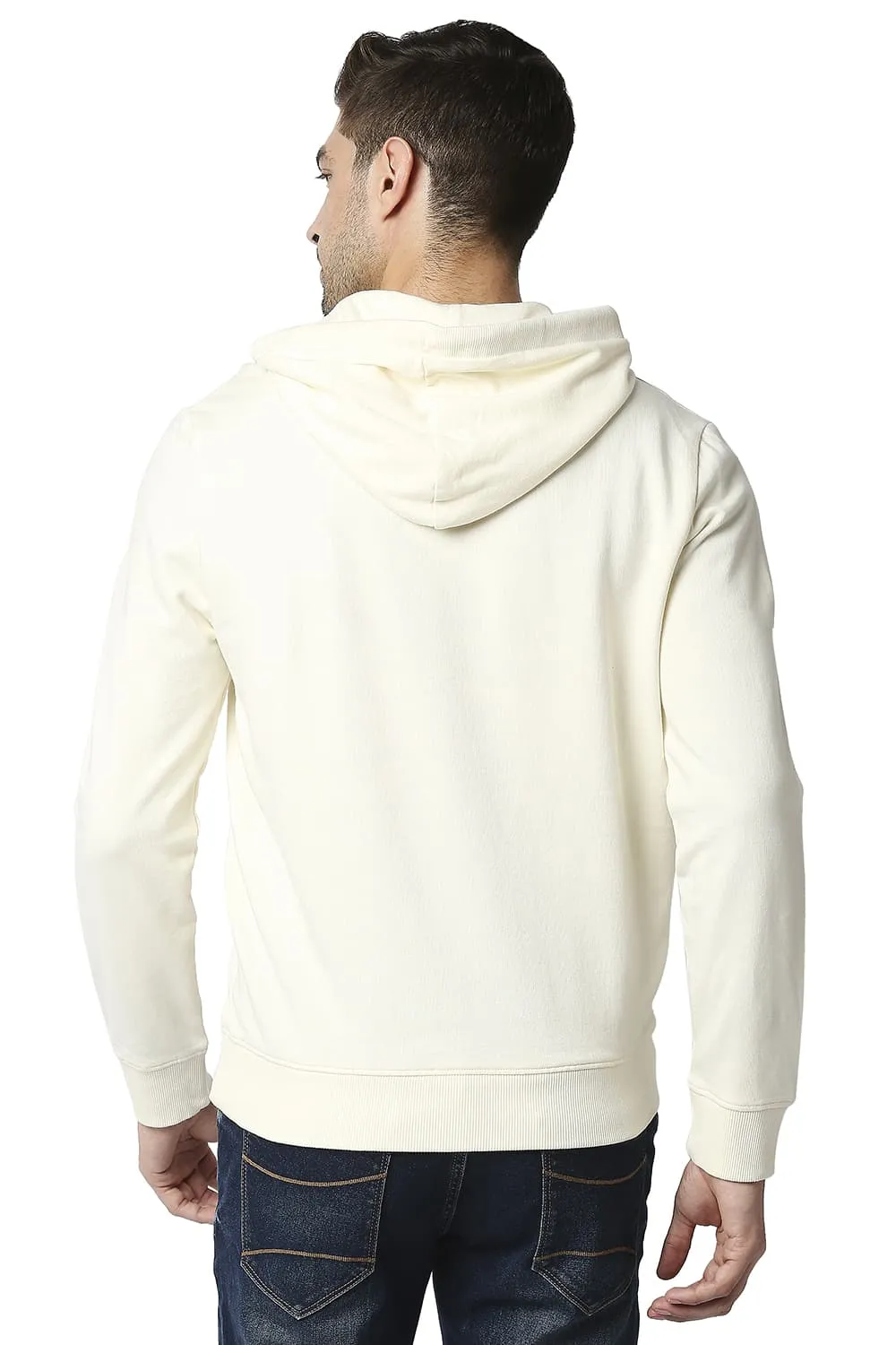 Muscle Fit Mild Brushed Fleece Hood Pullover Jacket