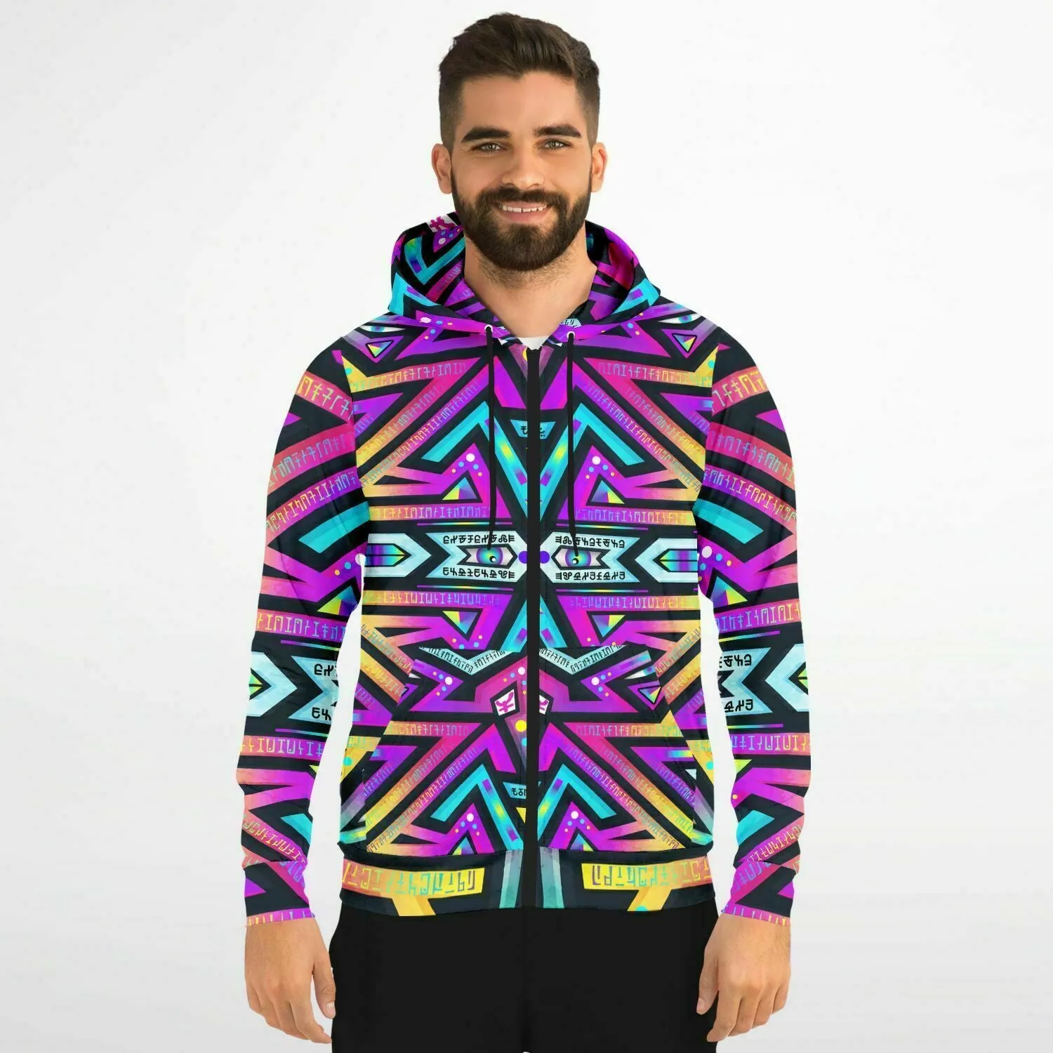 Mystic Mandala Zip Up Hoodie