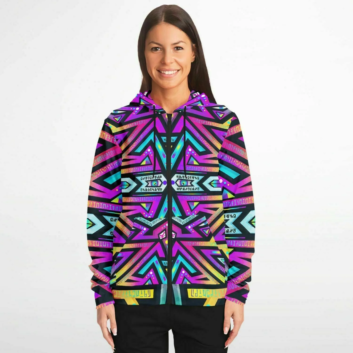 Mystic Mandala Zip Up Hoodie