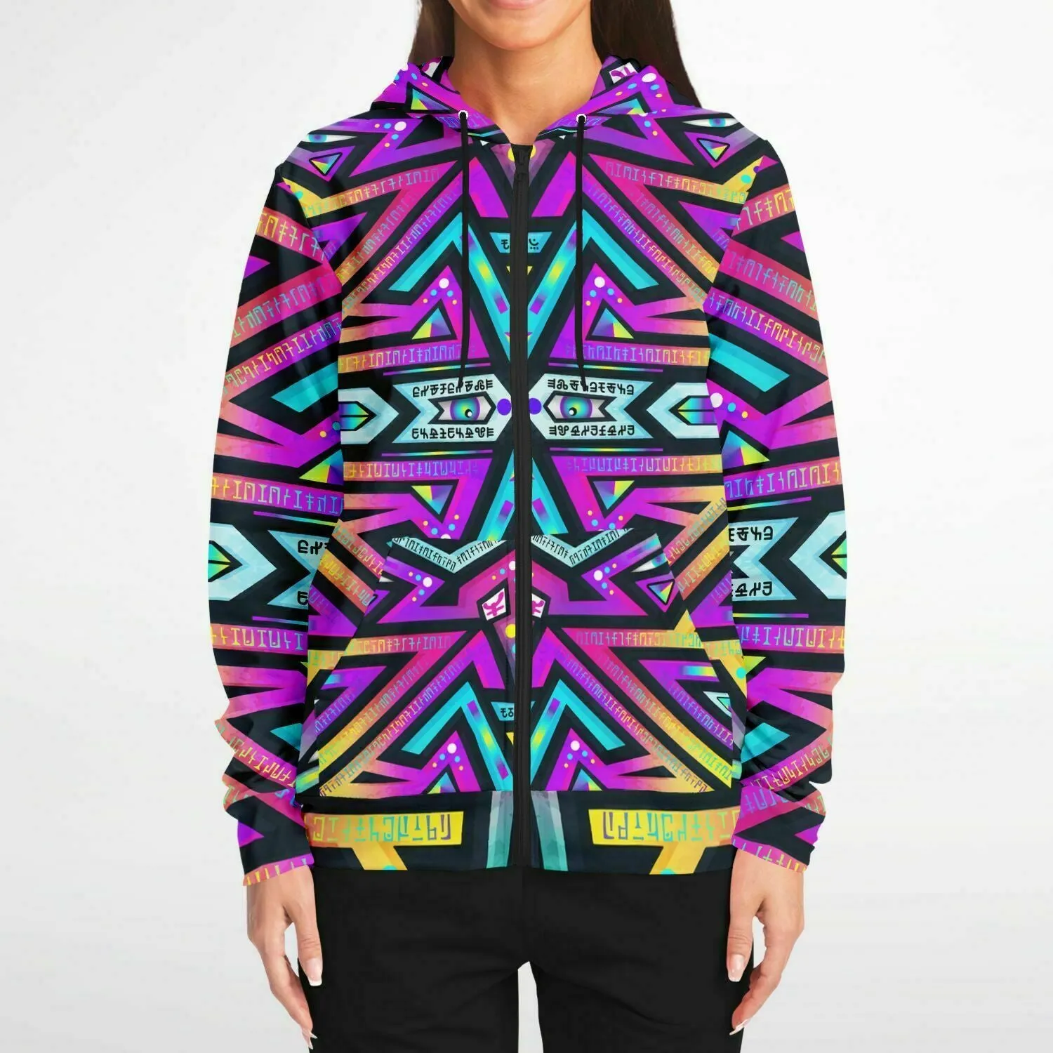 Mystic Mandala Zip Up Hoodie