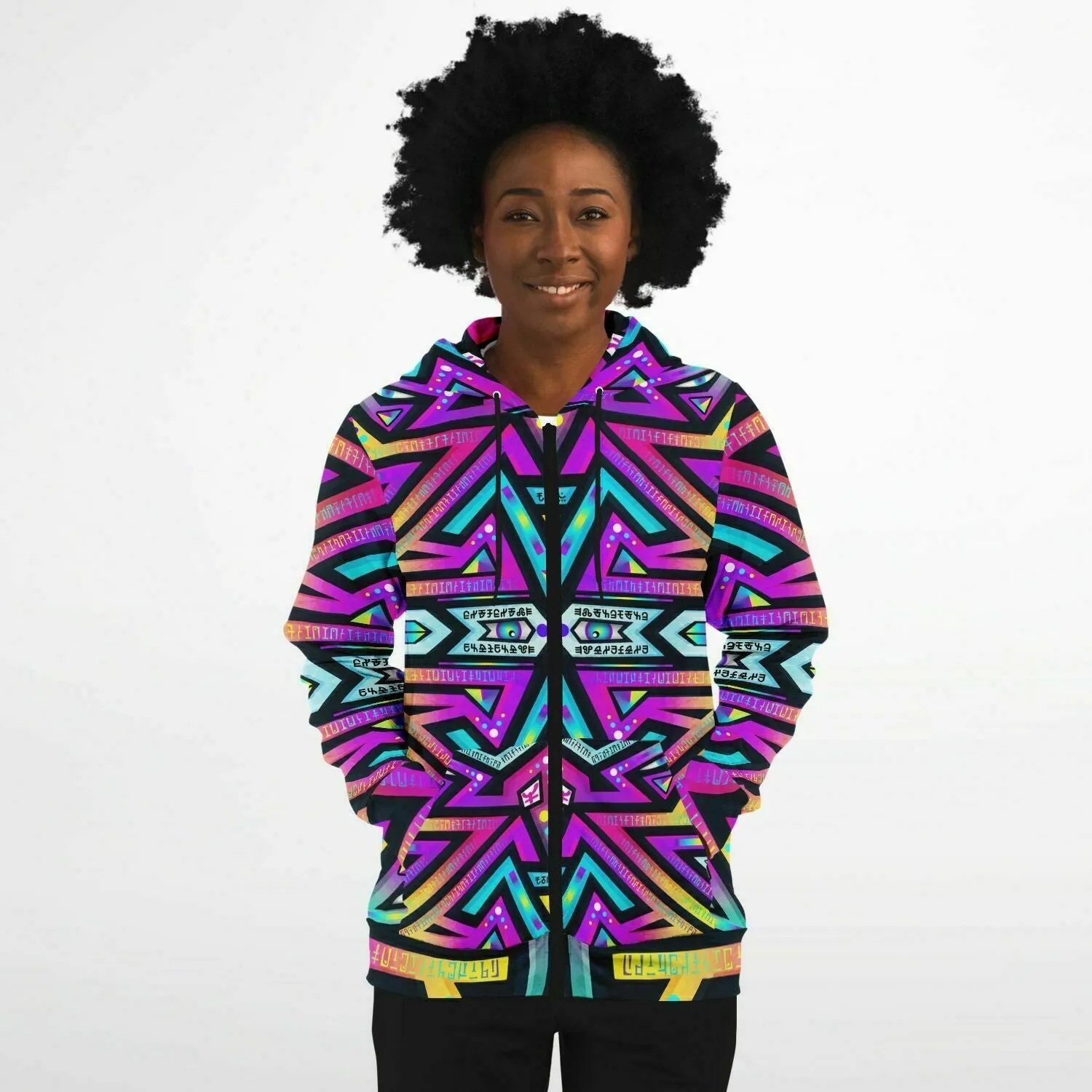 Mystic Mandala Zip Up Hoodie