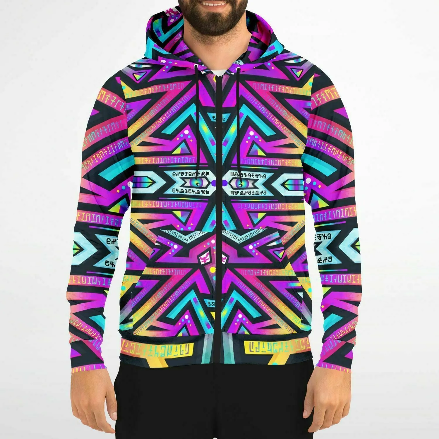 Mystic Mandala Zip Up Hoodie