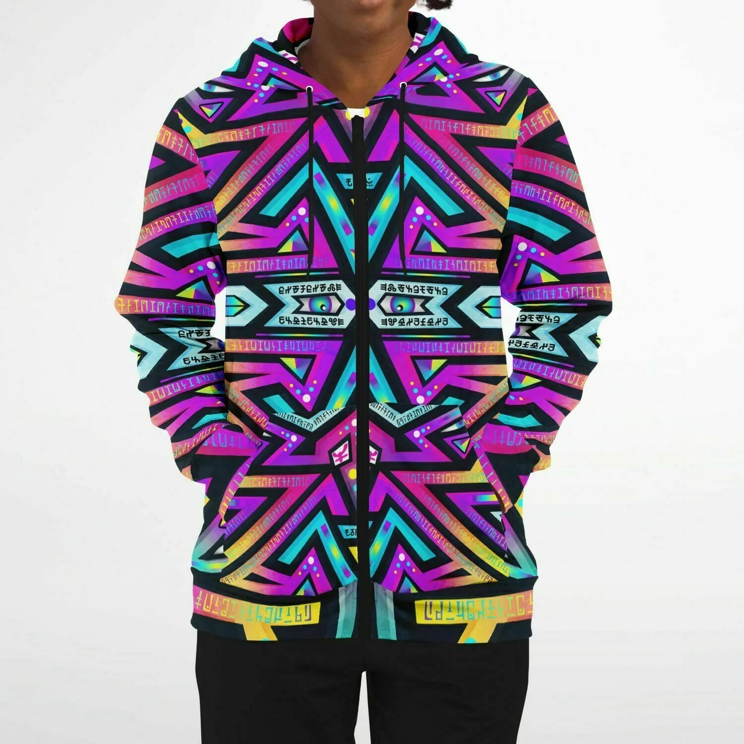 Mystic Mandala Zip Up Hoodie