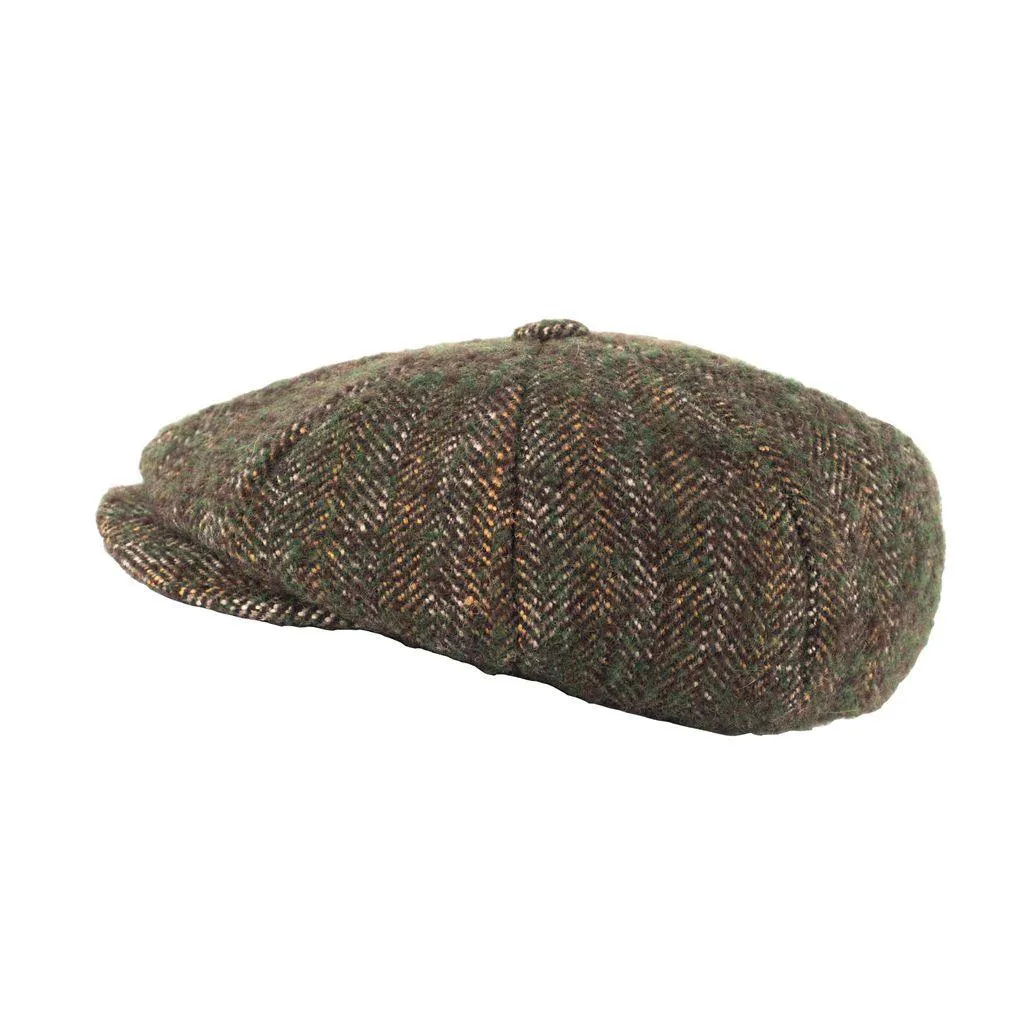 Newsboy Cap Chunky Herringbone