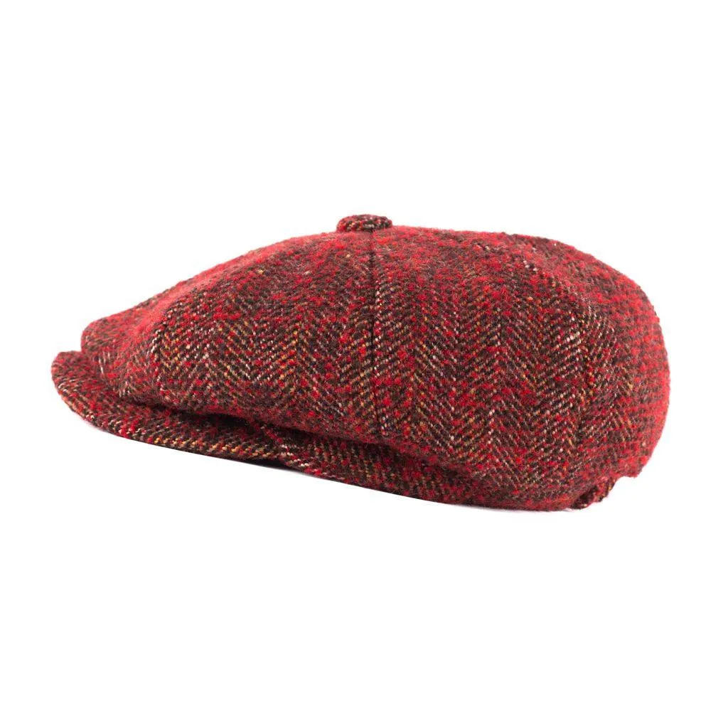 Newsboy Cap Chunky Herringbone