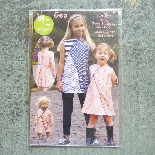 Olive Ann Designs : Geo Dress, Tunic, and Leggings