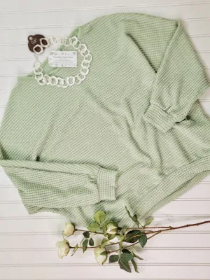 Open Weave Knit Sweater