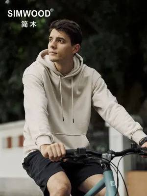 Oversize Hoodies Men with Carbonized Compact Spinning Fabric