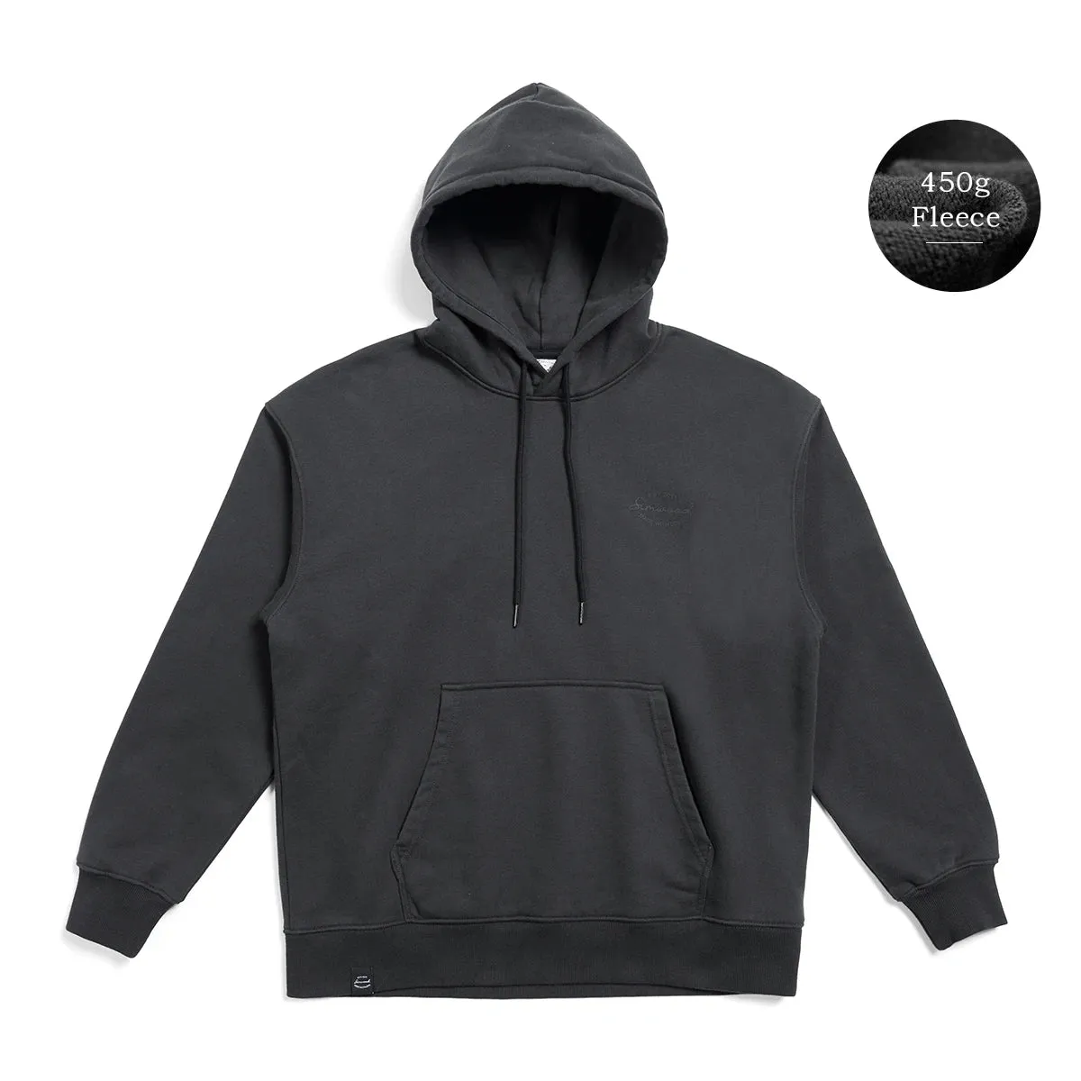 Oversize Hoodies Men with Carbonized Compact Spinning Fabric