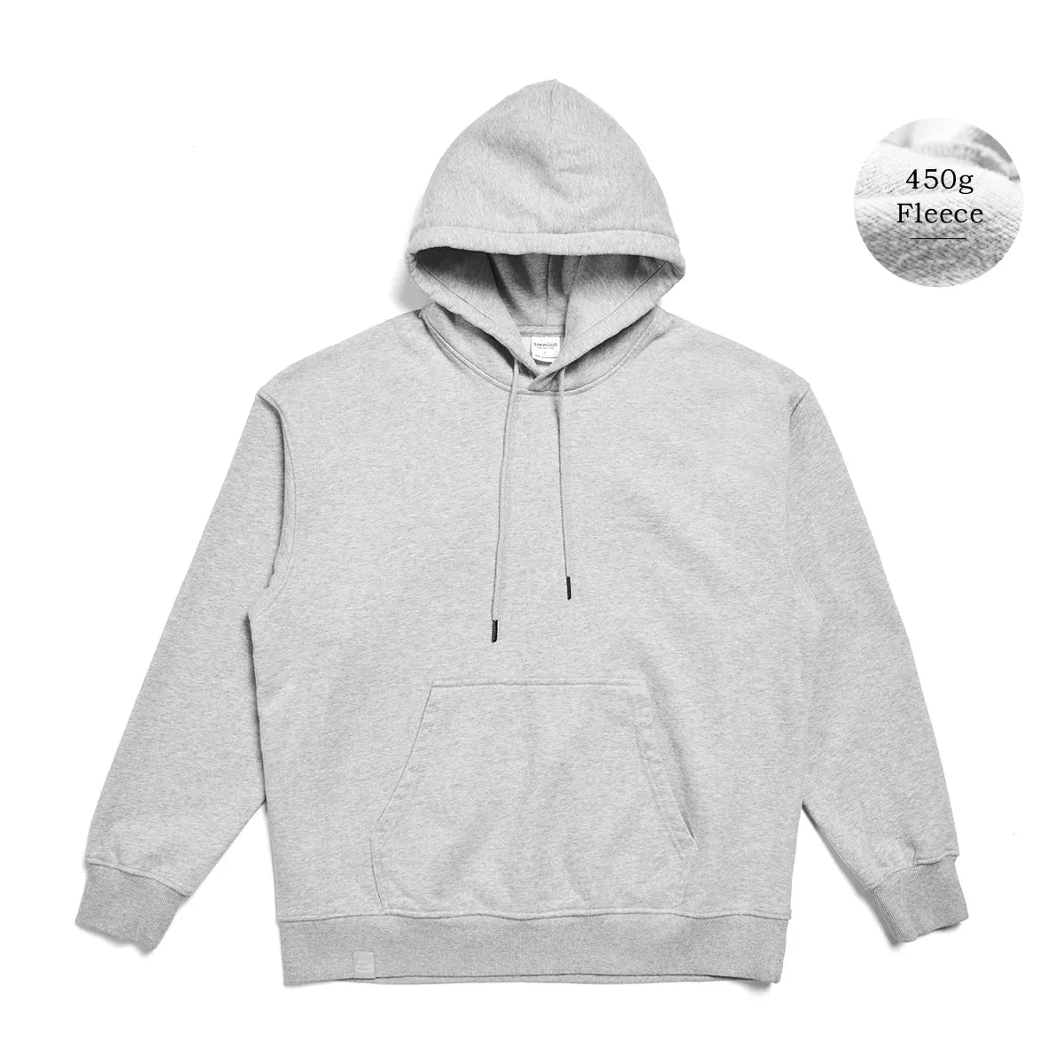 Oversize Hoodies Men with Carbonized Compact Spinning Fabric