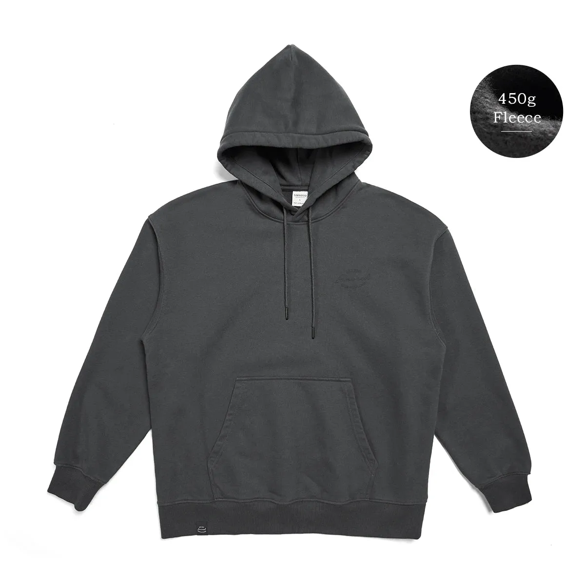 Oversize Hoodies Men with Carbonized Compact Spinning Fabric