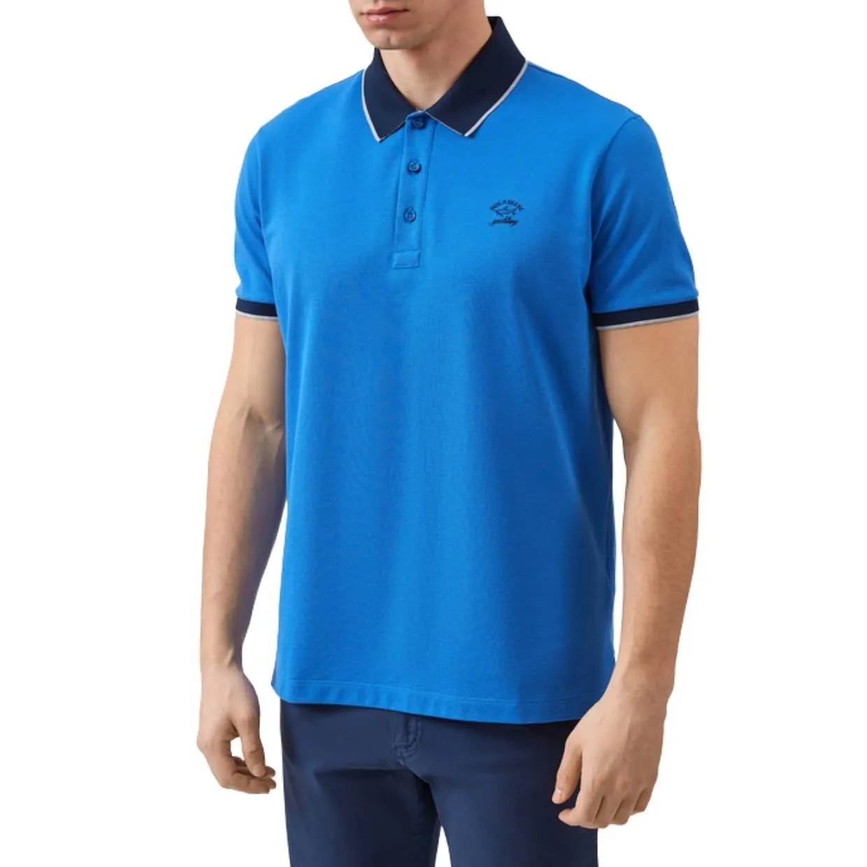 Paul & Shark Organic Cotton Piqué Polo With Logo