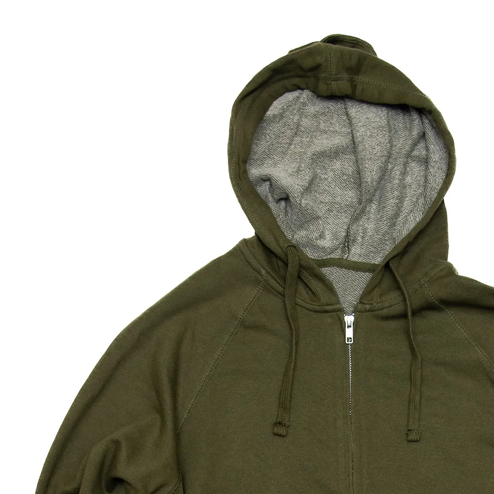 Pine Trees French Terry Zip Hood