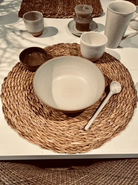 RATTAN NATURAL ROUND PLACEMAT